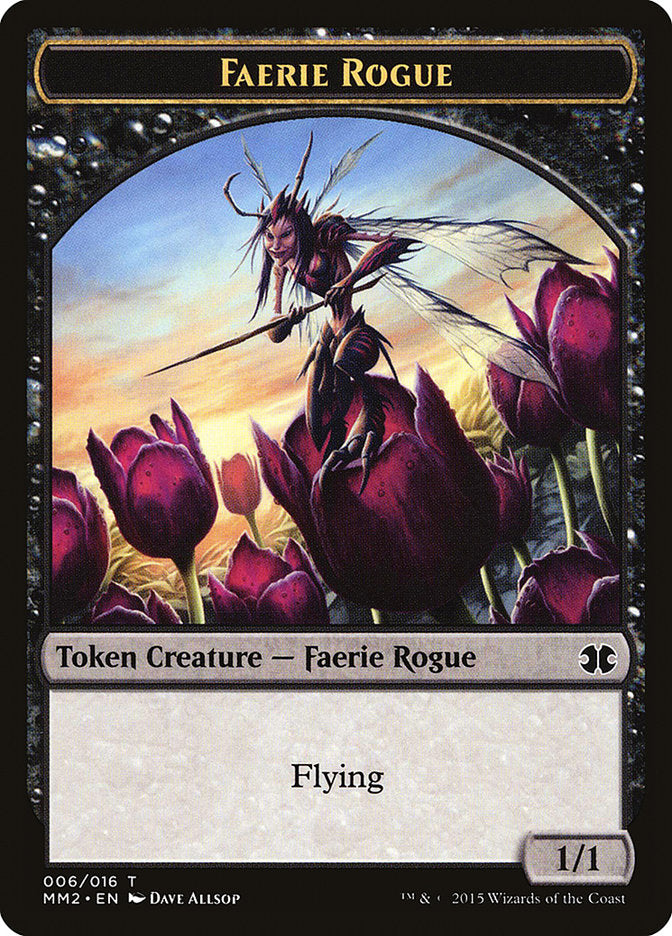 Faerie Rogue Token [Modern Masters 2015 Tokens] | Card Merchant Takapuna