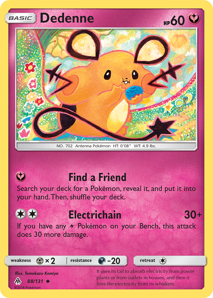 Dedenne (88/131) [Sun & Moon: Forbidden Light] | Card Merchant Takapuna