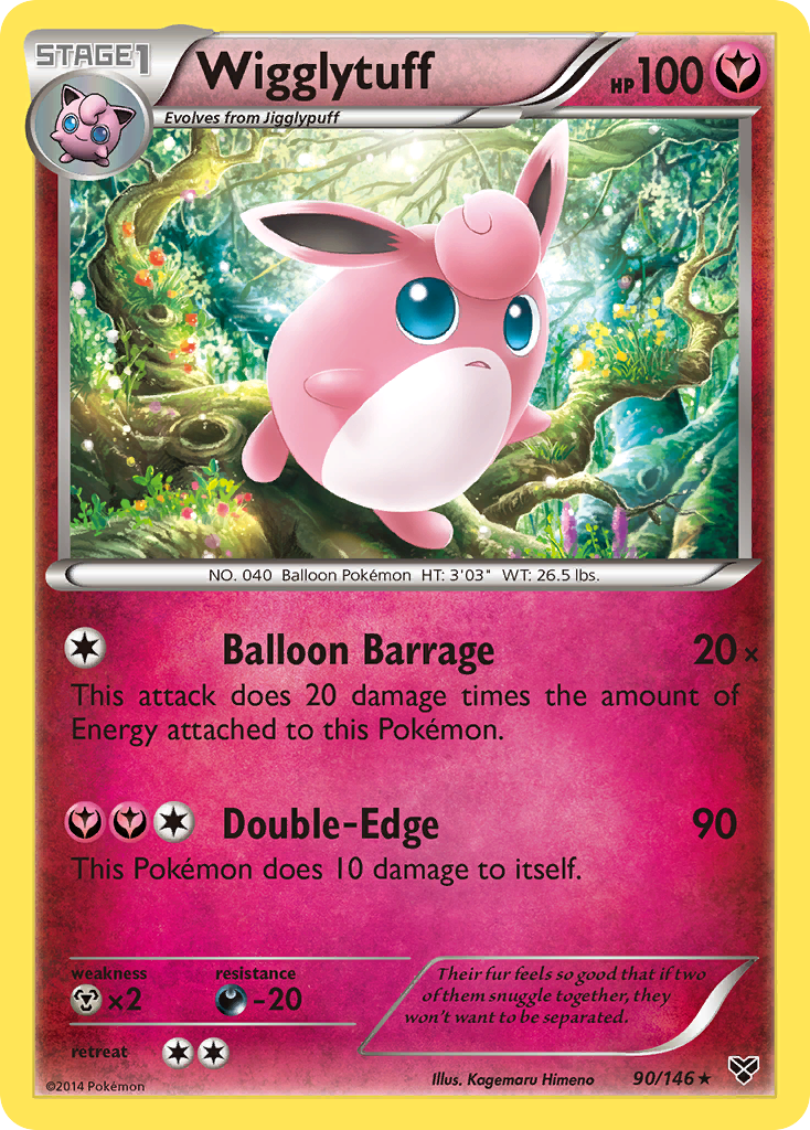 Wigglytuff (90/146) [XY: Base Set] | Card Merchant Takapuna