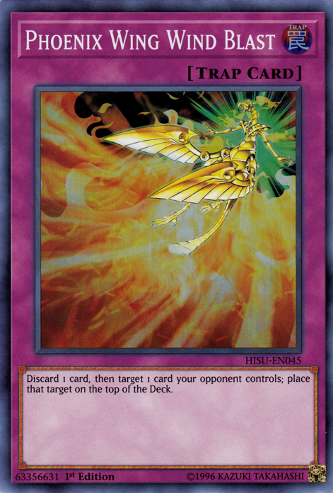 Phoenix Wing Wind Blast [HISU-EN045] Super Rare | Card Merchant Takapuna