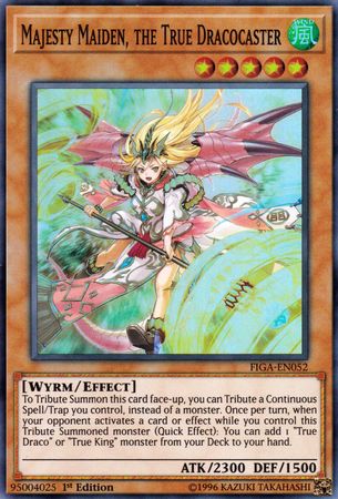 Majesty Maiden, the True Dracocaster [FIGA-EN052] Super Rare | Card Merchant Takapuna