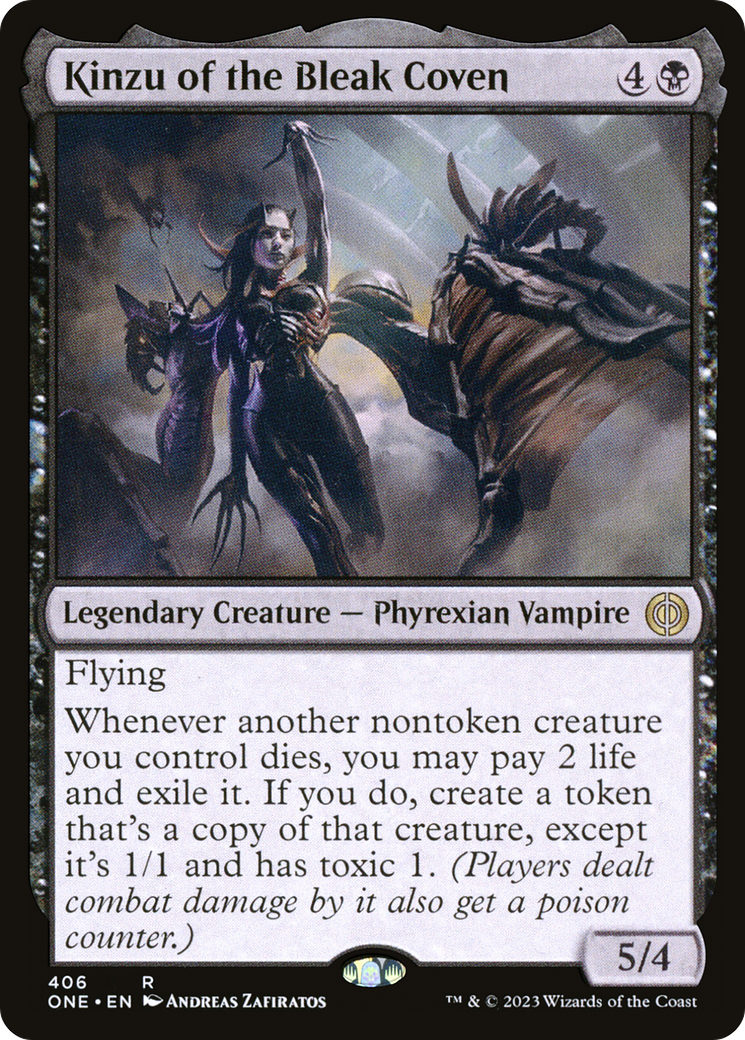 Kinzu of the Bleak Coven [Phyrexia: All Will Be One] | Card Merchant Takapuna