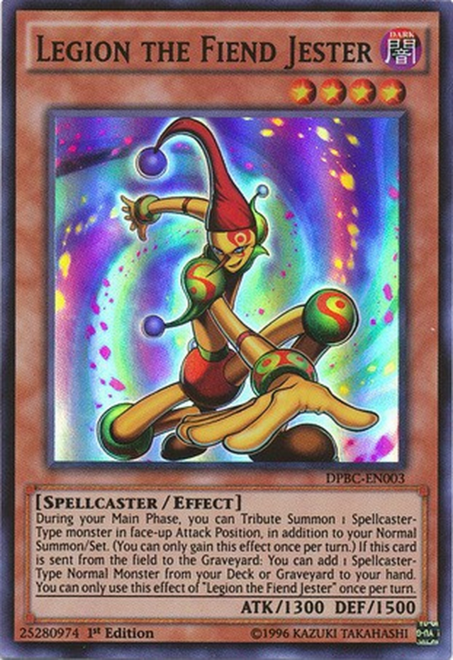 Legion the Fiend Jester [DPBC-EN003] Super Rare | Card Merchant Takapuna