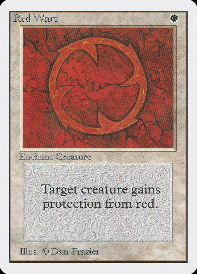 Red Ward [Unlimited Edition] | Card Merchant Takapuna