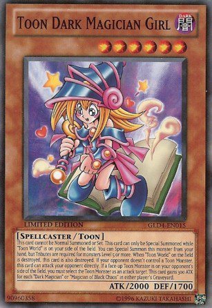 Toon Dark Magician Girl [GLD4-EN015] Common | Card Merchant Takapuna