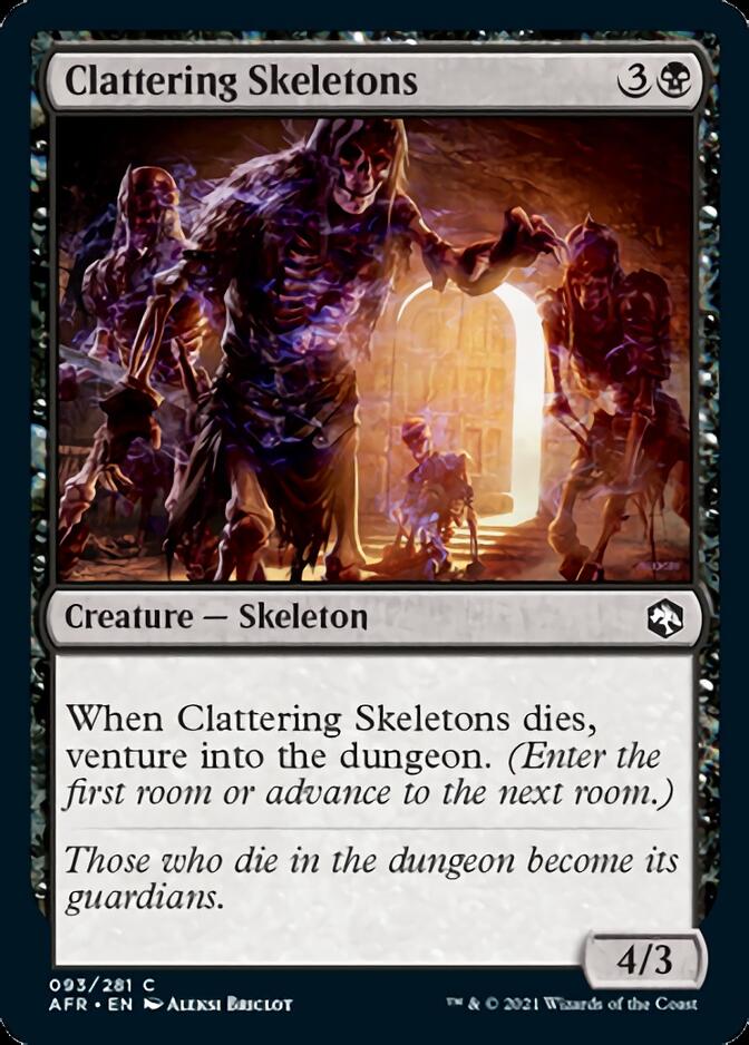 Clattering Skeletons [Dungeons & Dragons: Adventures in the Forgotten Realms] | Card Merchant Takapuna