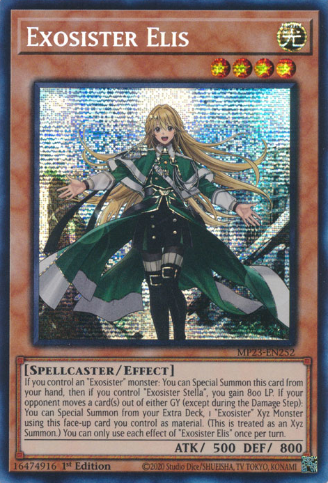 Exosister Elis [MP23-EN252] Prismatic Secret Rare | Card Merchant Takapuna