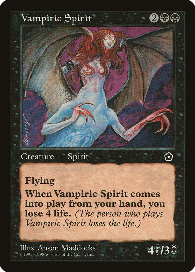 Vampiric Spirit [Portal Second Age] | Card Merchant Takapuna