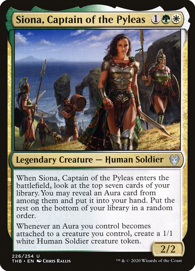 Siona, Captain of the Pyleas [Theros Beyond Death] | Card Merchant Takapuna