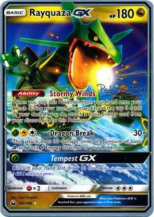 Rayquaza GX (109/168) (Dragones y Sombras - Pedro Eugenio Torres) [World Championships 2018] | Card Merchant Takapuna