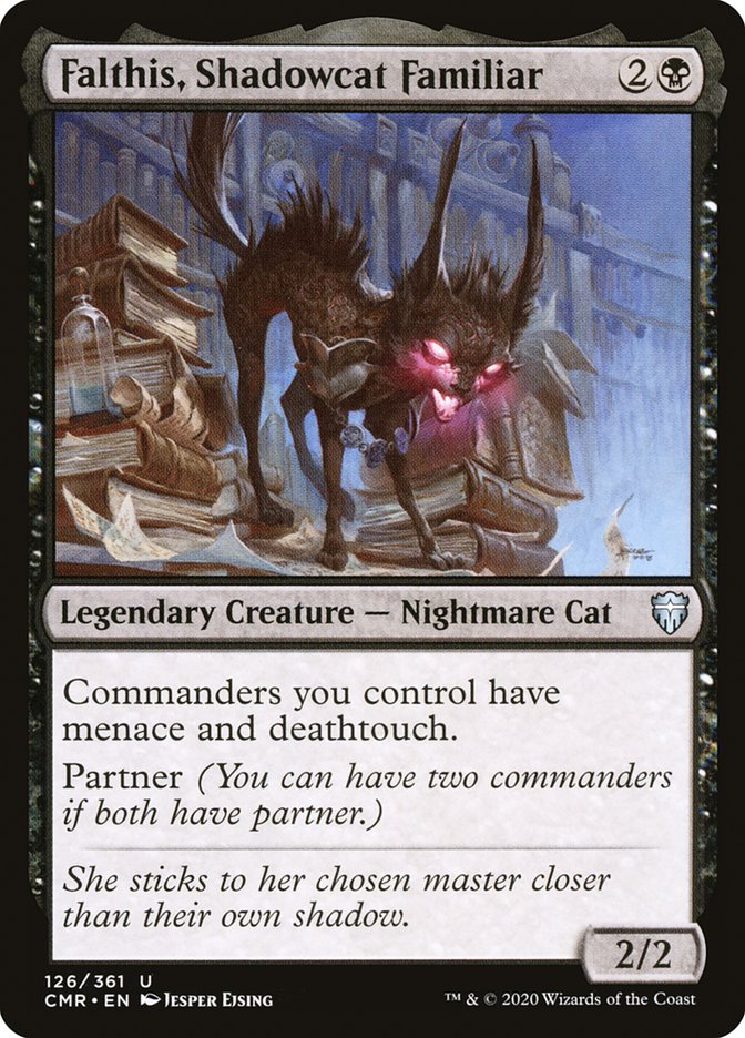 Falthis, Shadowcat Familiar [Commander Legends] | Card Merchant Takapuna