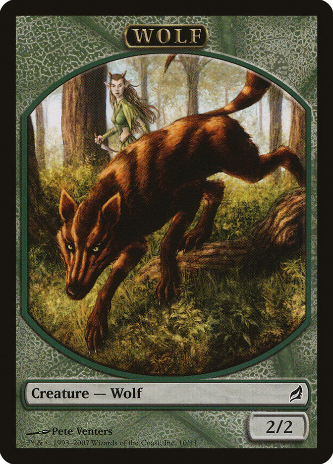 Wolf Token [Lorwyn Tokens] | Card Merchant Takapuna