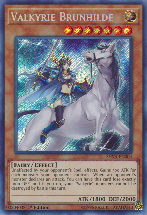 Valkyrie Brunhilde [SHVA-EN004] Secret Rare | Card Merchant Takapuna