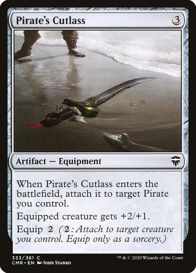 Pirate's Cutlass [Commander Legends] | Card Merchant Takapuna