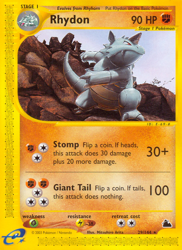 Rhydon (29/144) [Skyridge] | Card Merchant Takapuna