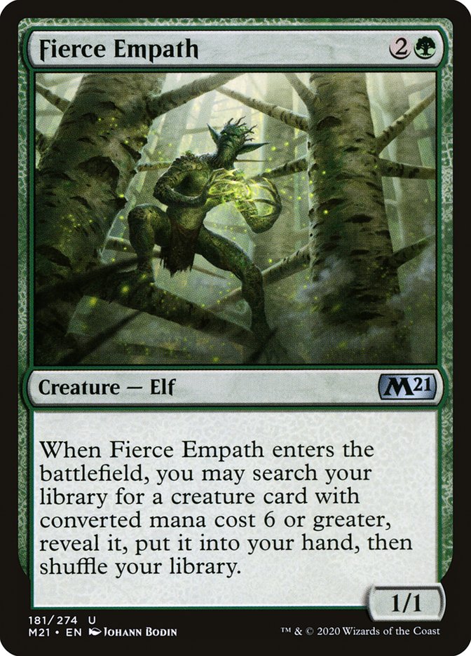 Fierce Empath [Core Set 2021] | Card Merchant Takapuna