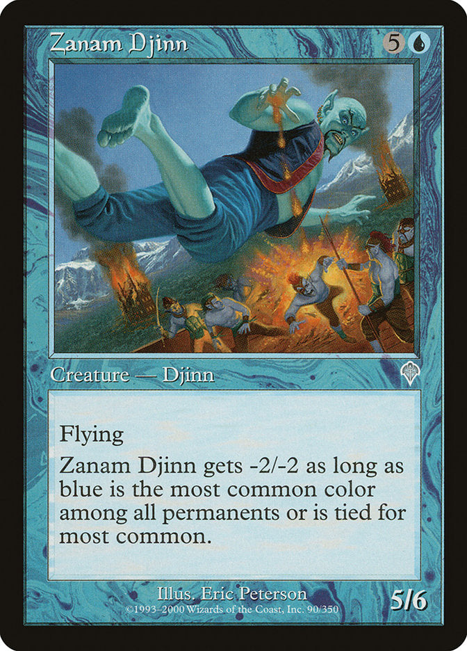 Zanam Djinn [Invasion] | Card Merchant Takapuna