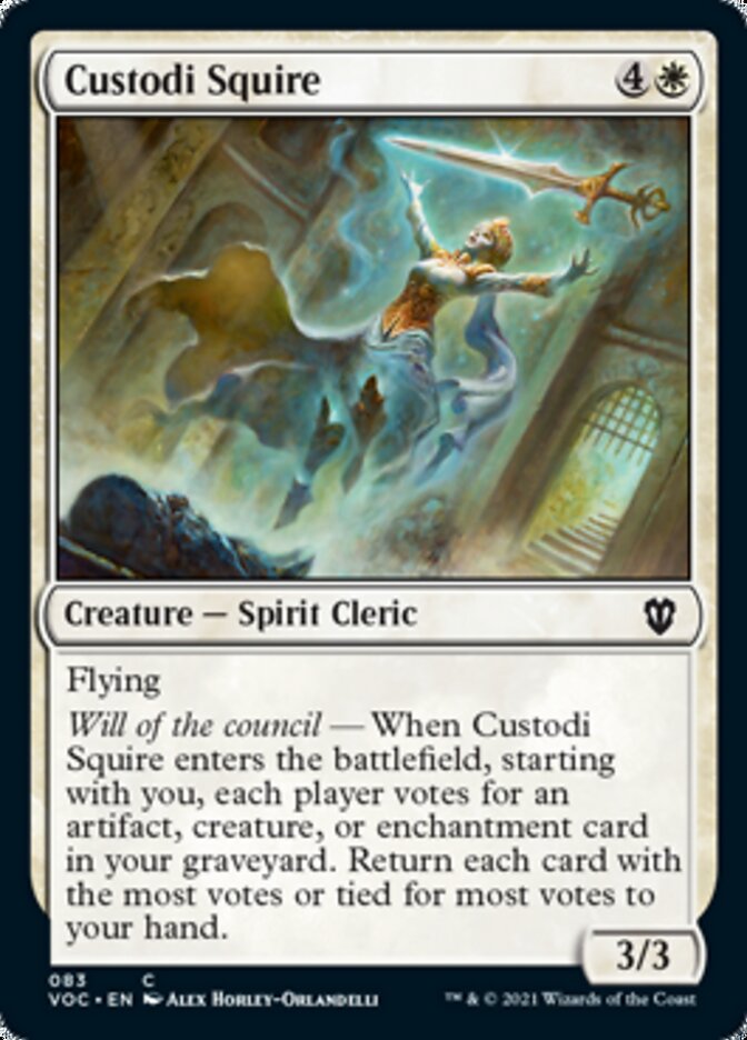 Custodi Squire [Innistrad: Crimson Vow Commander] | Card Merchant Takapuna