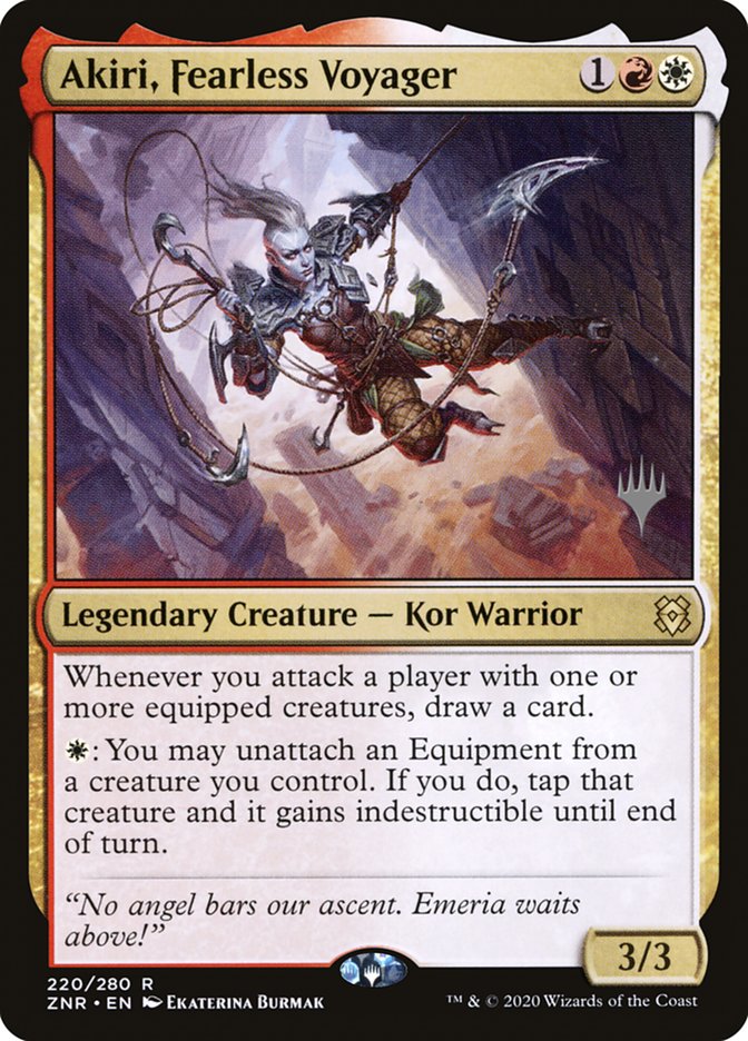 Akiri, Fearless Voyager (Promo Pack) [Zendikar Rising Promos] | Card Merchant Takapuna