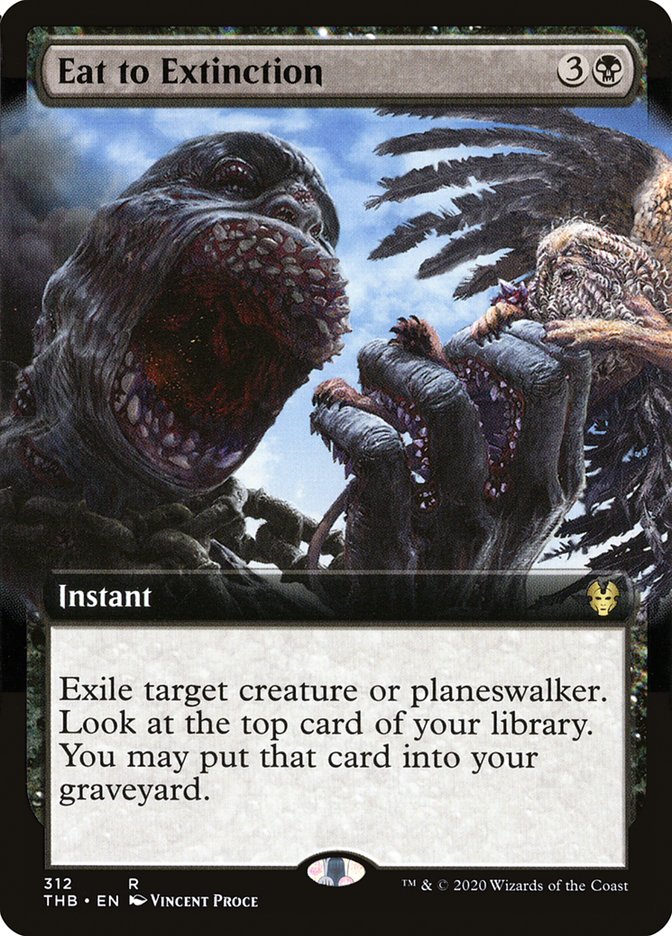 Eat to Extinction (Extended Art) [Theros Beyond Death] | Card Merchant Takapuna