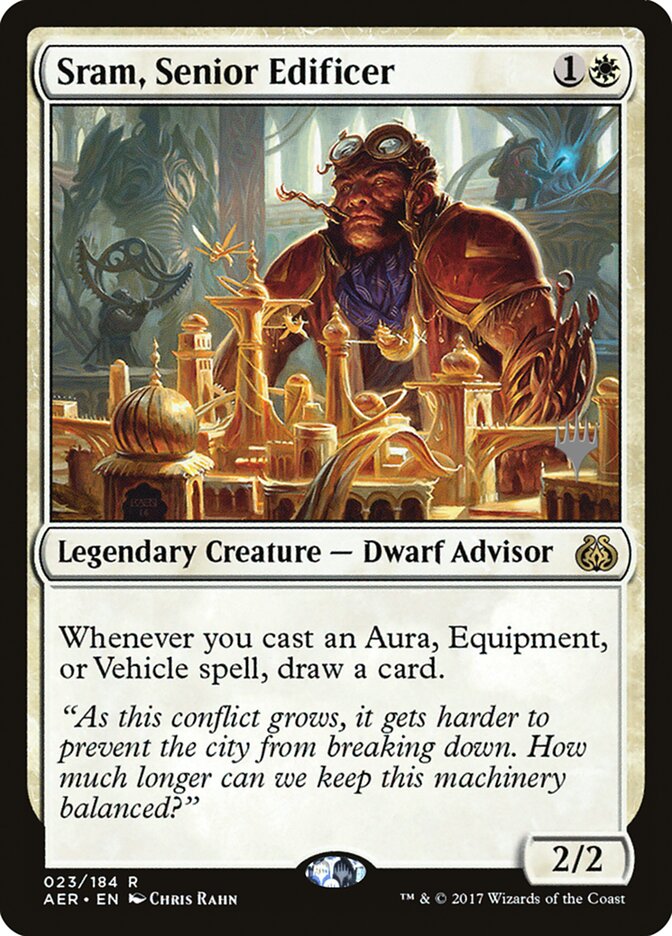 Sram, Senior Edificer [Aether Revolt Promos] | Card Merchant Takapuna