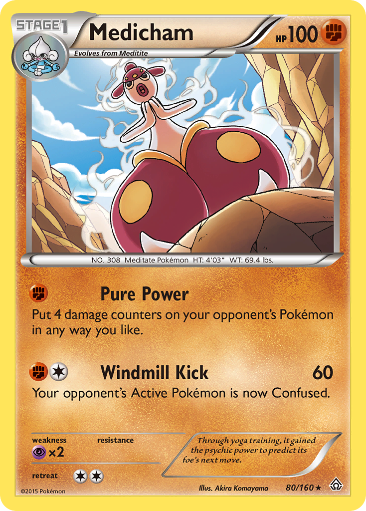 Medicham (80/160) [XY: Primal Clash] | Card Merchant Takapuna