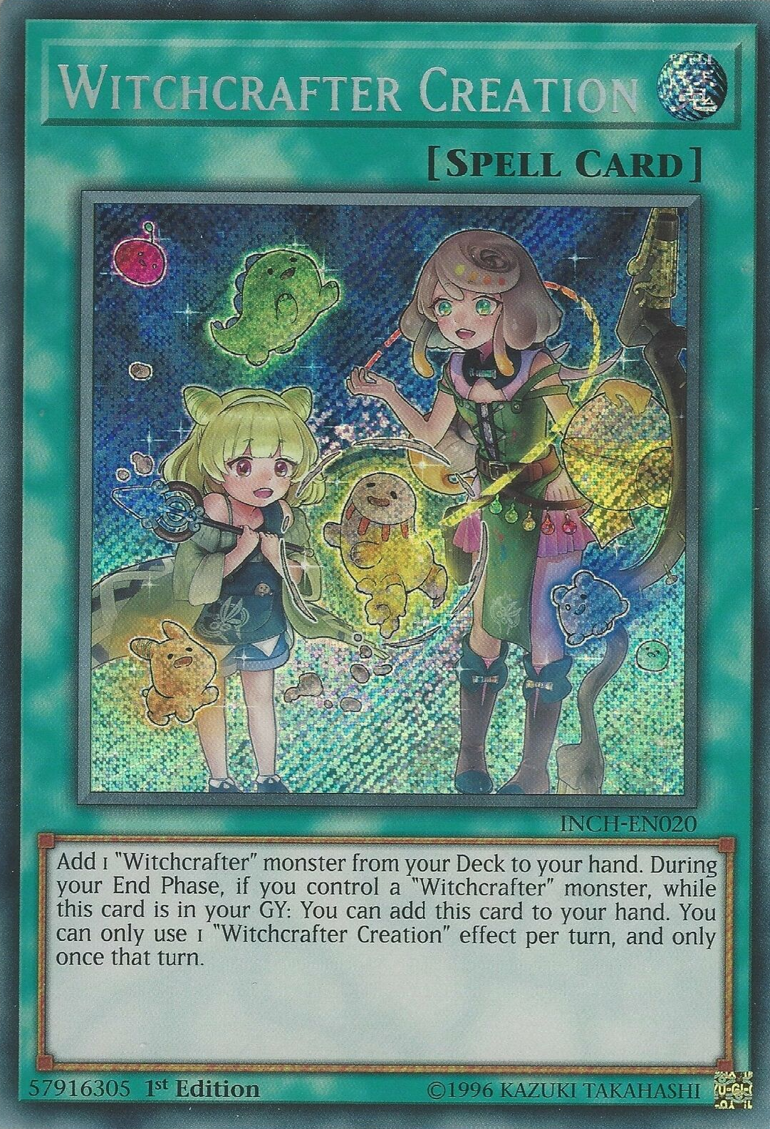 Witchcrafter Creation [INCH-EN020] Secret Rare | Card Merchant Takapuna