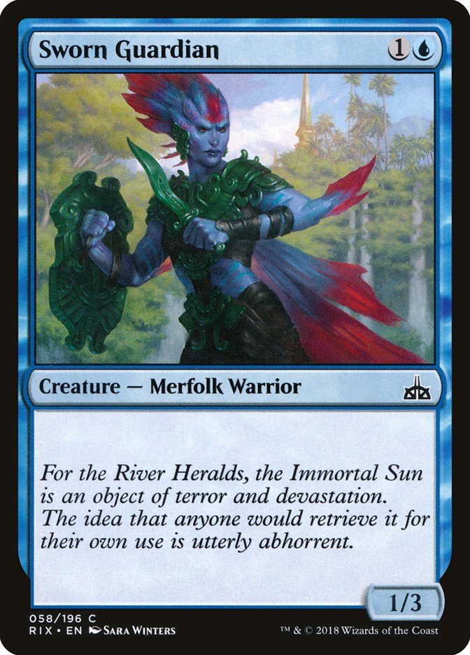 Sworn Guardian [Rivals of Ixalan] | Card Merchant Takapuna