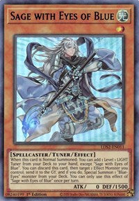 Sage with Eyes of Blue (Blue) [LDS2-EN011] Ultra Rare | Card Merchant Takapuna