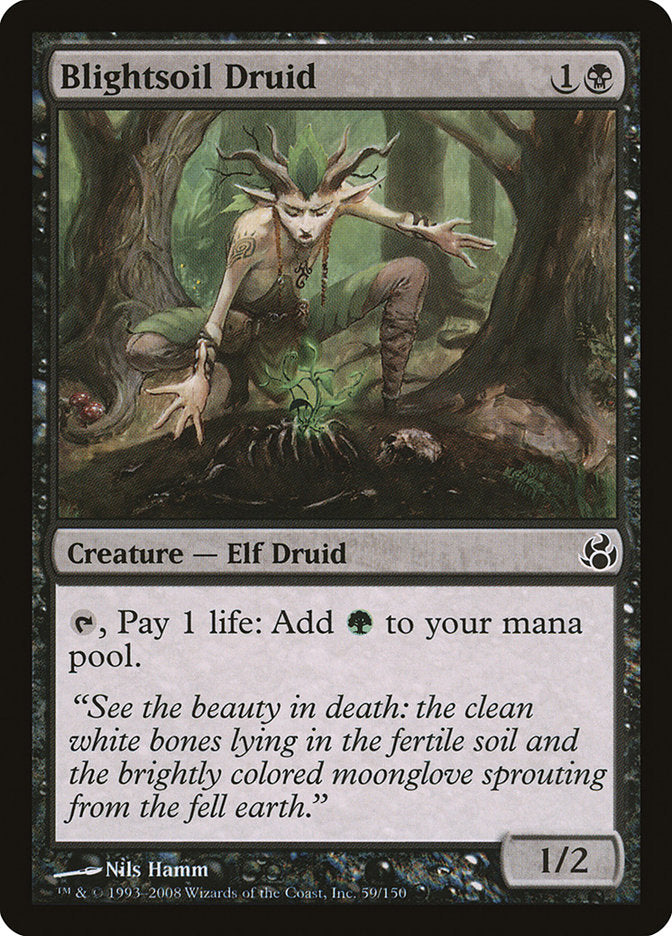 Blightsoil Druid [Morningtide] | Card Merchant Takapuna