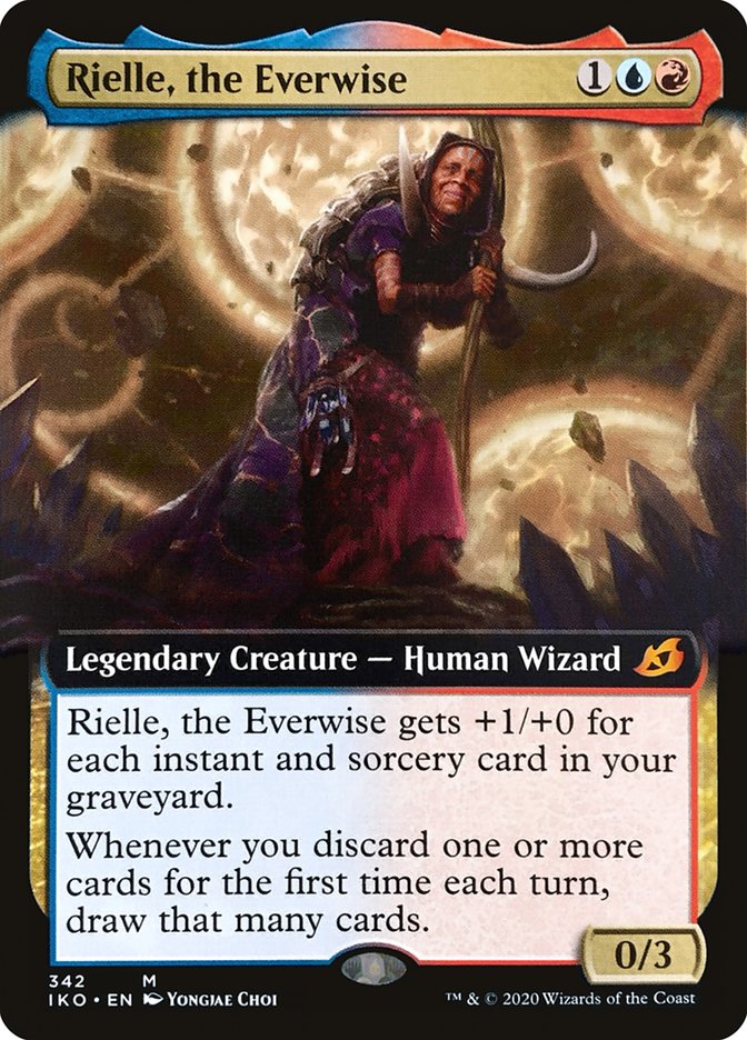 Rielle, the Everwise (Extended Art) [Ikoria: Lair of Behemoths] | Card Merchant Takapuna