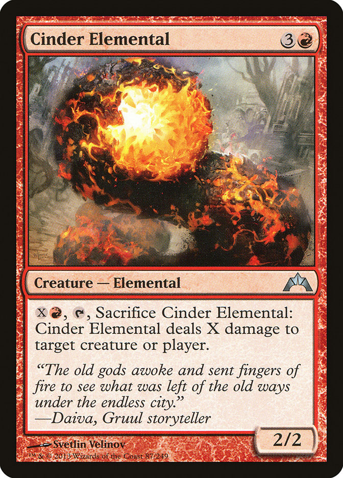 Cinder Elemental [Gatecrash] | Card Merchant Takapuna