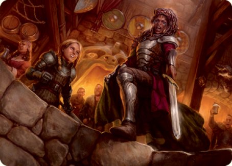 Veteran Dungeoneer Art Card [Dungeons & Dragons: Adventures in the Forgotten Realms Art Series] | Card Merchant Takapuna