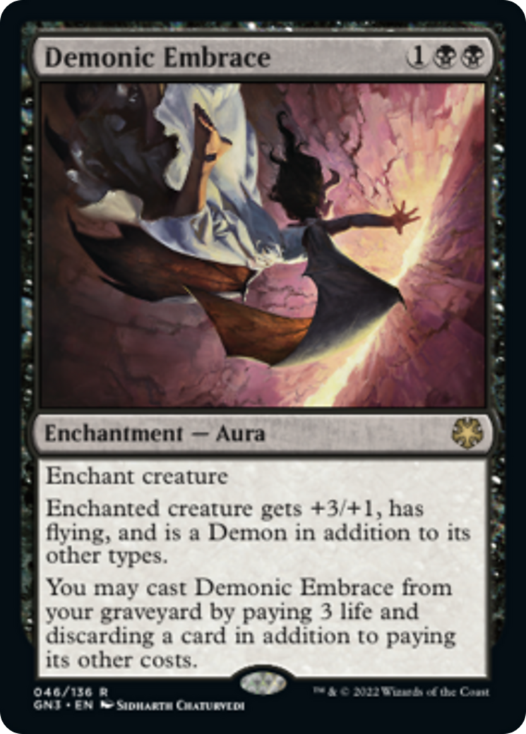 Demonic Embrace [Game Night: Free-for-All] | Card Merchant Takapuna