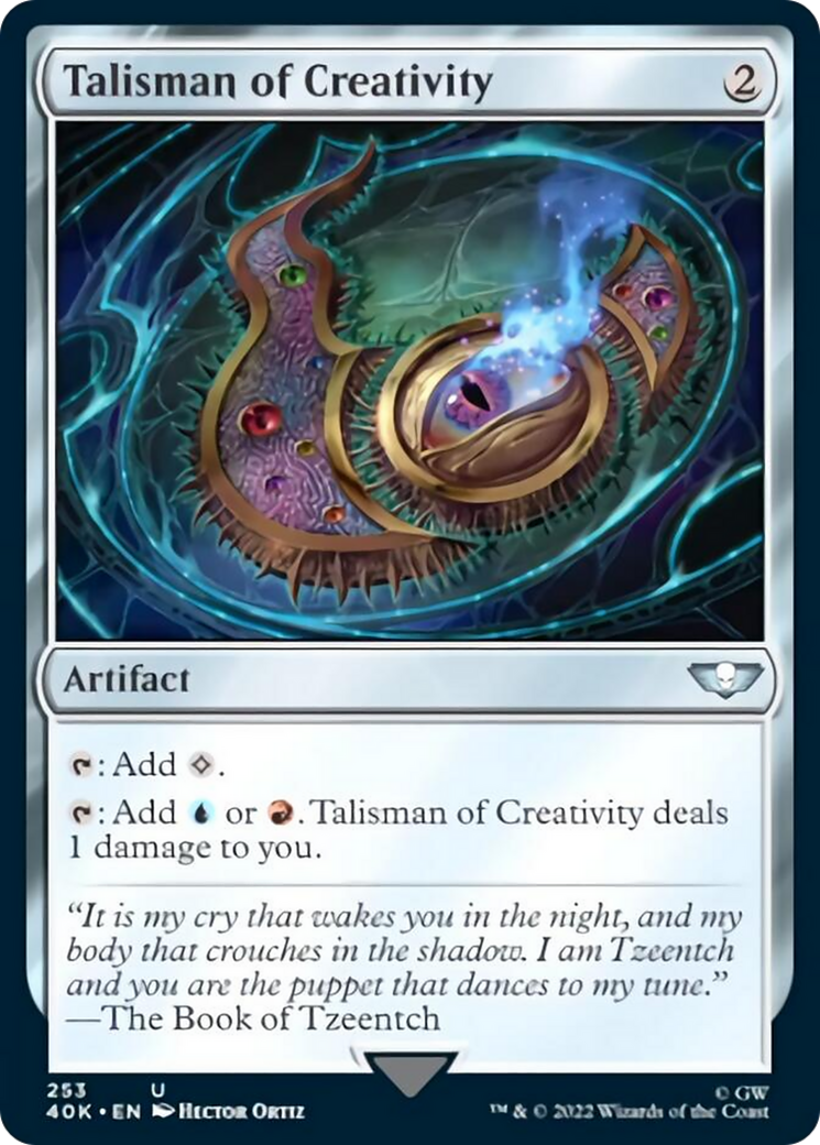 Talisman of Creativity [Warhammer 40,000] | Card Merchant Takapuna