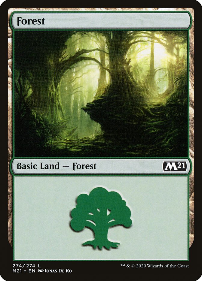 Forest (274) [Core Set 2021] | Card Merchant Takapuna