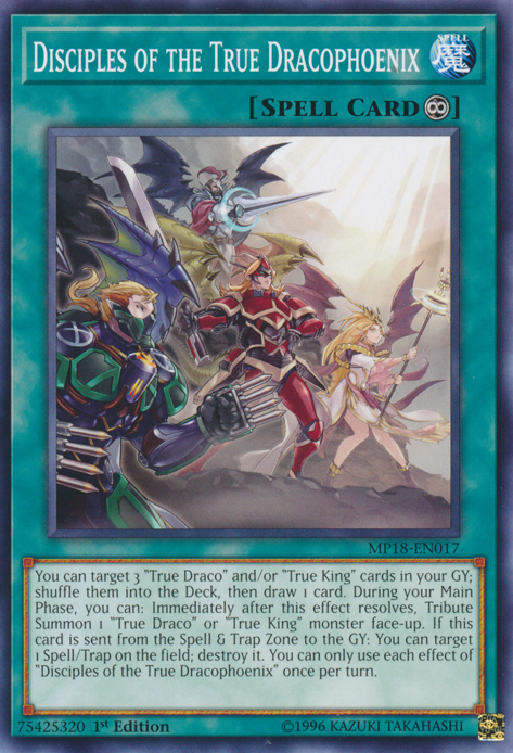 Disciples of the True Dracophoenix [MP18-EN017] Common | Card Merchant Takapuna