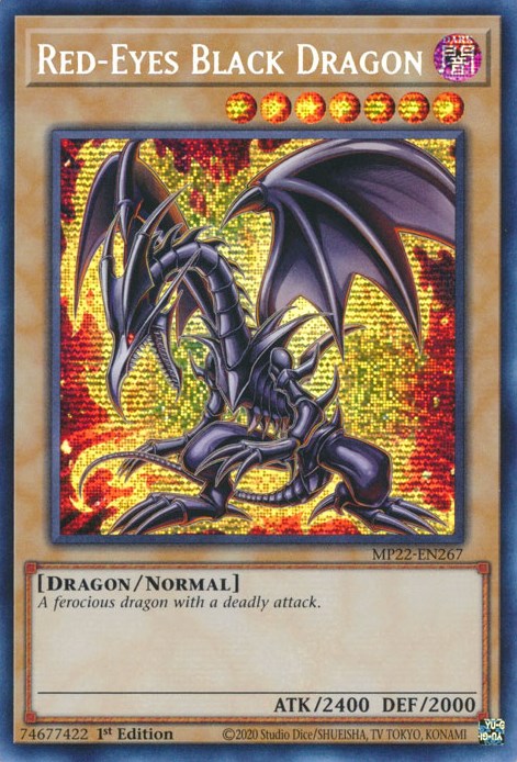 Red-Eyes Black Dragon [MP22-EN267] Prismatic Secret Rare | Card Merchant Takapuna