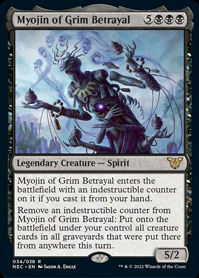 Myojin of Grim Betrayal [Kamigawa: Neon Dynasty Commander] | Card Merchant Takapuna