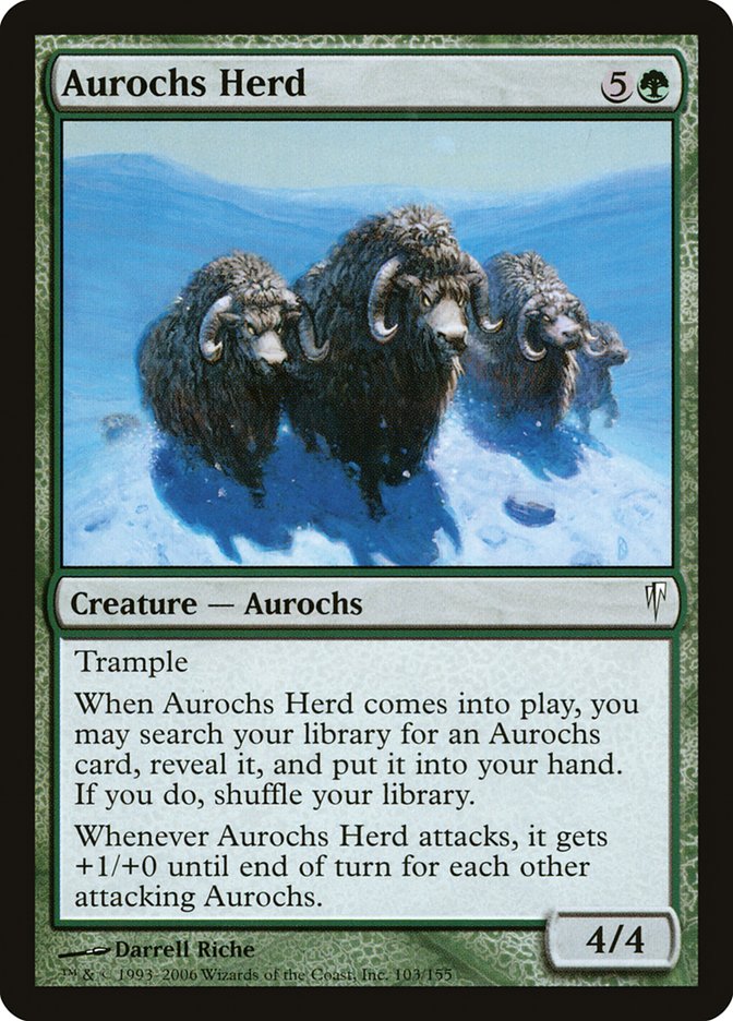 Aurochs Herd [Coldsnap] | Card Merchant Takapuna