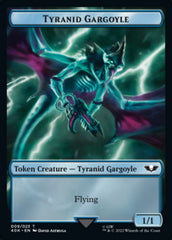 Tyranid (017) // Tyranid Gargoyle Double-Sided Token (Surge Foil) [Warhammer 40,000 Tokens] | Card Merchant Takapuna