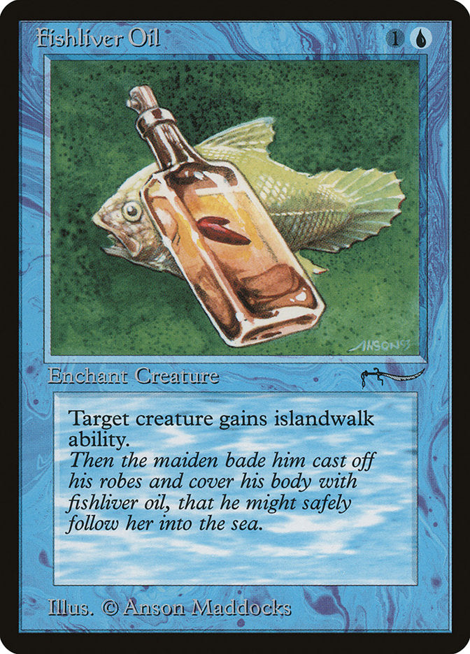 Fishliver Oil (Dark Mana Cost) [Arabian Nights] | Card Merchant Takapuna