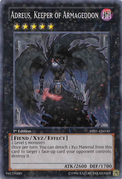 Adreus, Keeper of Armageddon [BP01-EN030] Starfoil Rare | Card Merchant Takapuna