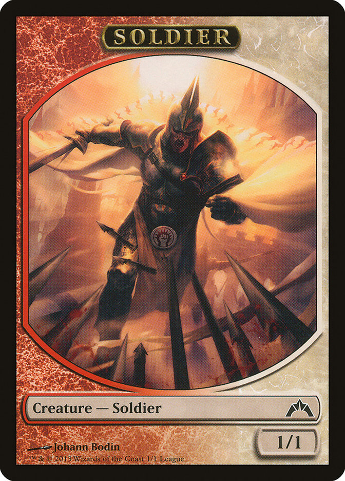 Soldier Token (Johann Bodin) [League Tokens 2013] | Card Merchant Takapuna