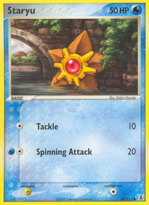 Staryu (84/113) [EX: Delta Species] | Card Merchant Takapuna