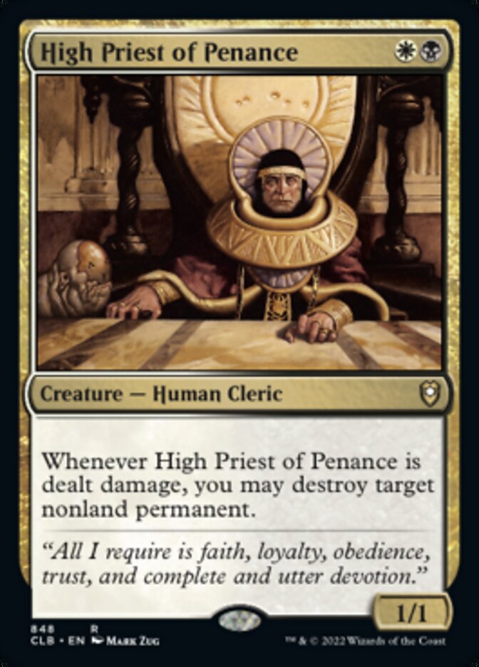 High Priest of Penance [Commander Legends: Battle for Baldur's Gate] | Card Merchant Takapuna