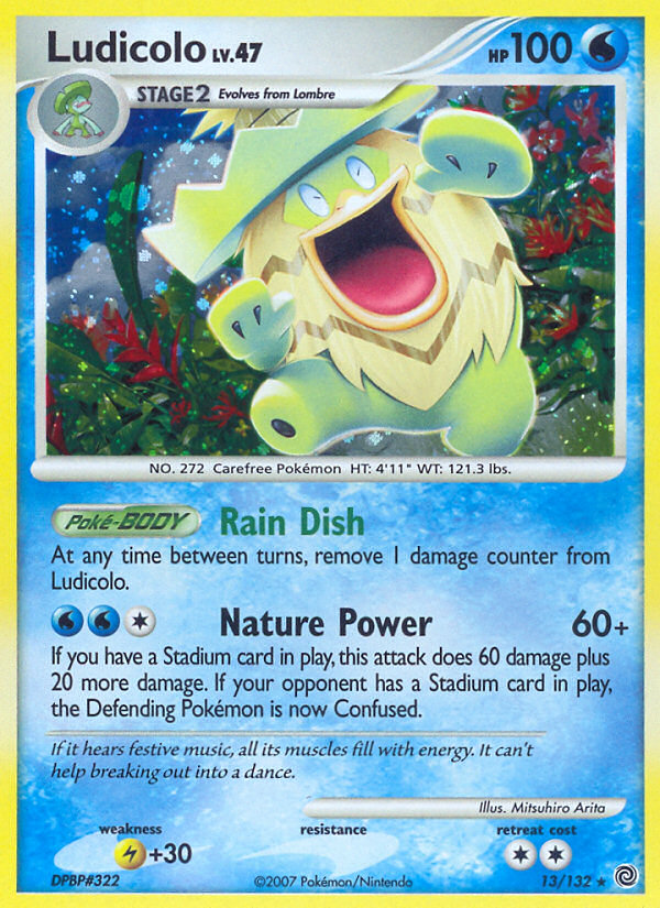 Ludicolo (13/132) [Diamond & Pearl: Secret Wonders] | Card Merchant Takapuna