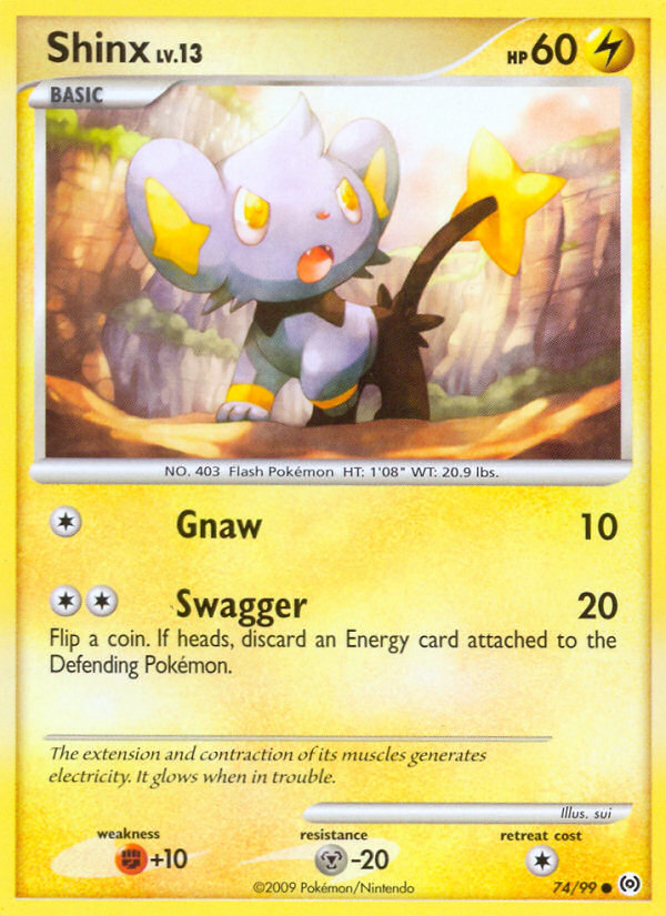 Shinx (74/99) [Platinum: Arceus] | Card Merchant Takapuna