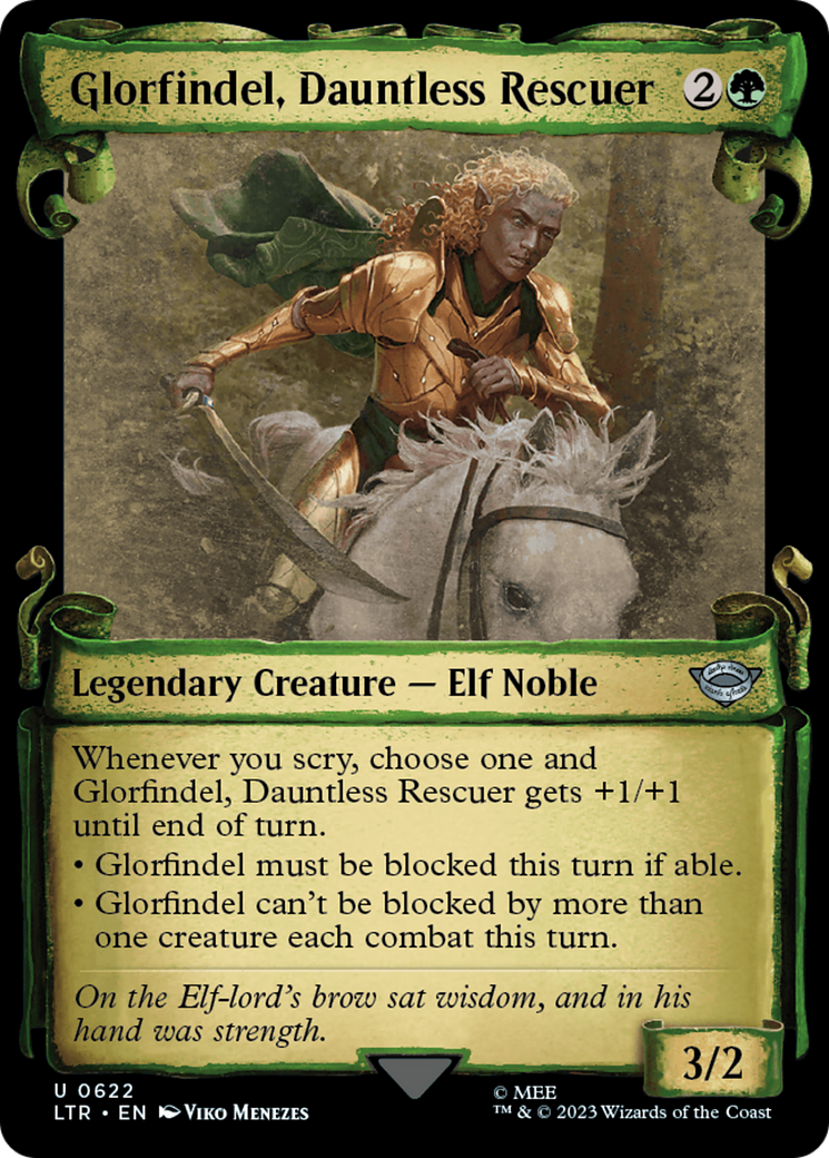 Glorfindel, Dauntless Rescuer [The Lord of the Rings: Tales of Middle-Earth Showcase Scrolls] | Card Merchant Takapuna