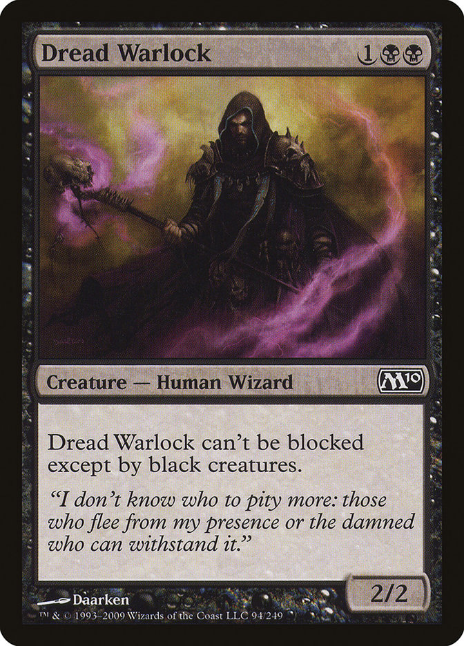 Dread Warlock [Magic 2010] | Card Merchant Takapuna